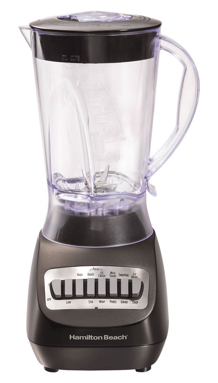 Hamilton Beach Black Metal/Plastic Blender 56 Oz 10 Speed