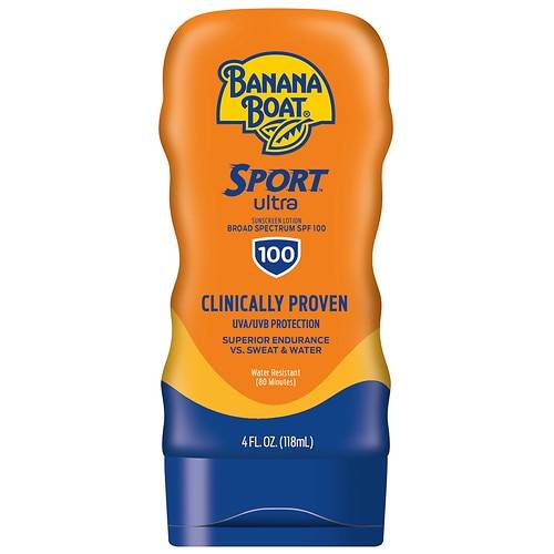 Banana Boat Sport Ultra Sunscreen Lotion SPF 100 - 4.0 fl oz