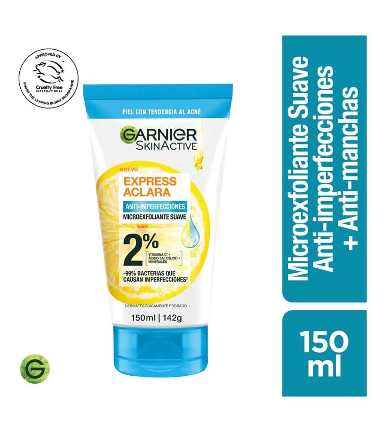 Garnier skin active Limpiador Profundo Garnier Anti-Imperfecciones Express Aclara 150 ml único color