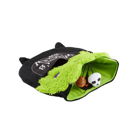 Thrills & Chills™ Halloween Witch's Brew Crinkle Sack Cat Toy (Color: Green)