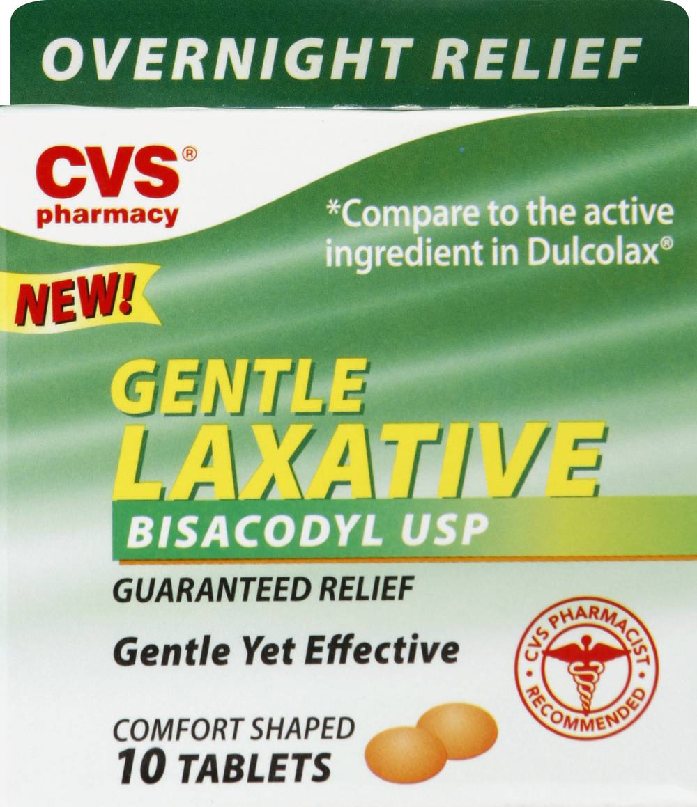 CVS Pharmacy Pharmacy Overnight Relief Gentle Laxative (10 ct)