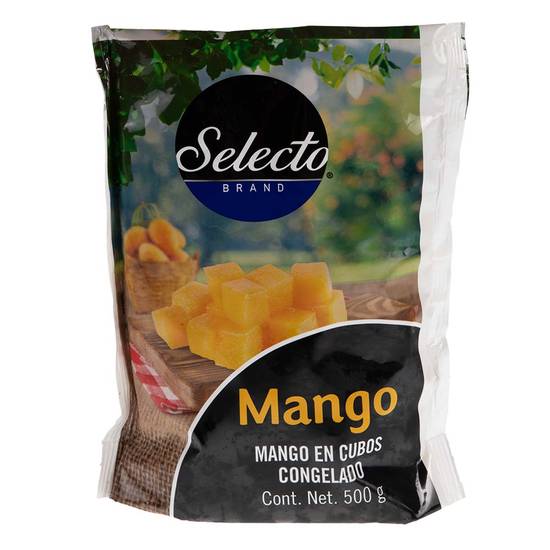 Selecto mango en cubos congelado (500 g)