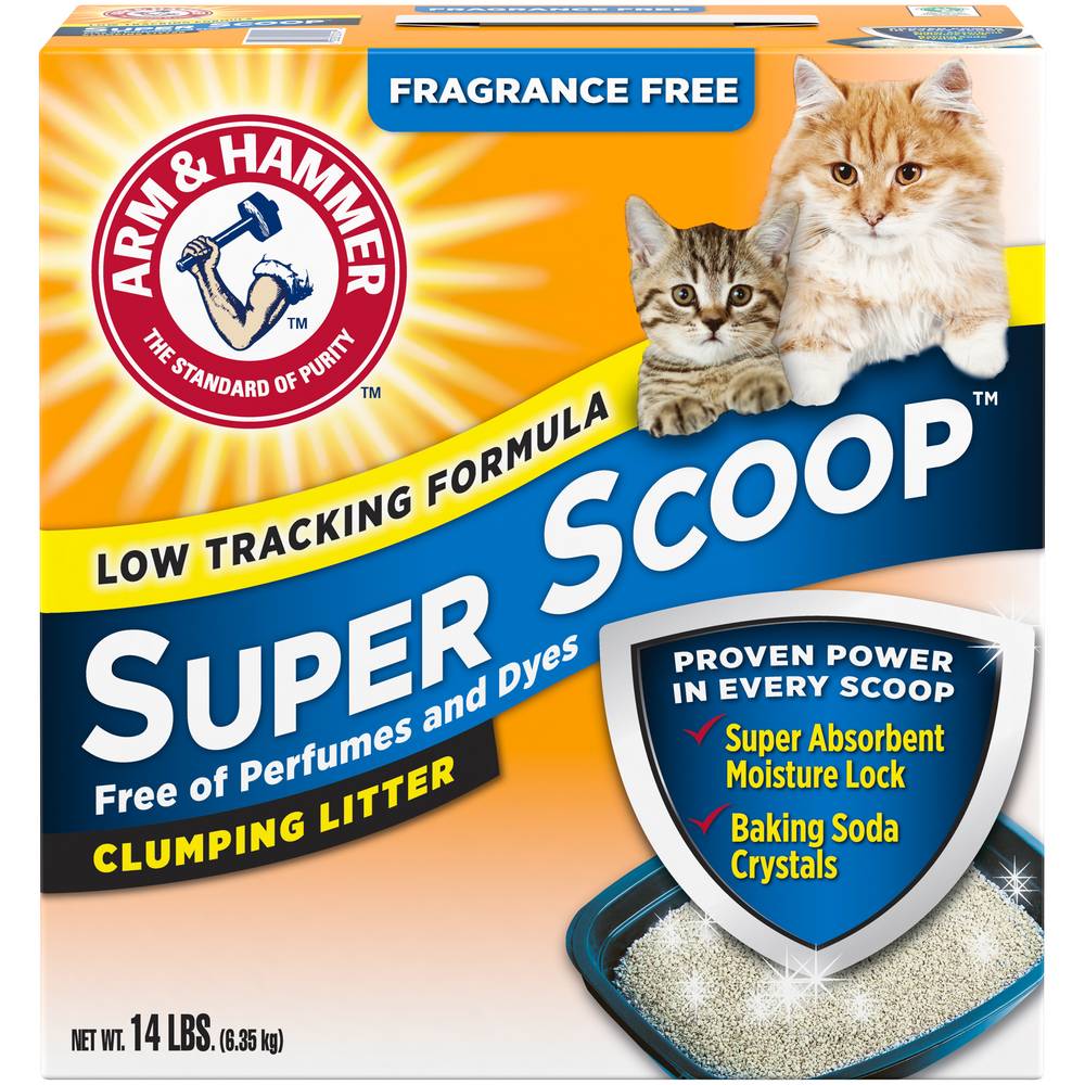 Arm & Hammer Super Scoop Clumping Clay Cat Litter (14.01 lbs)