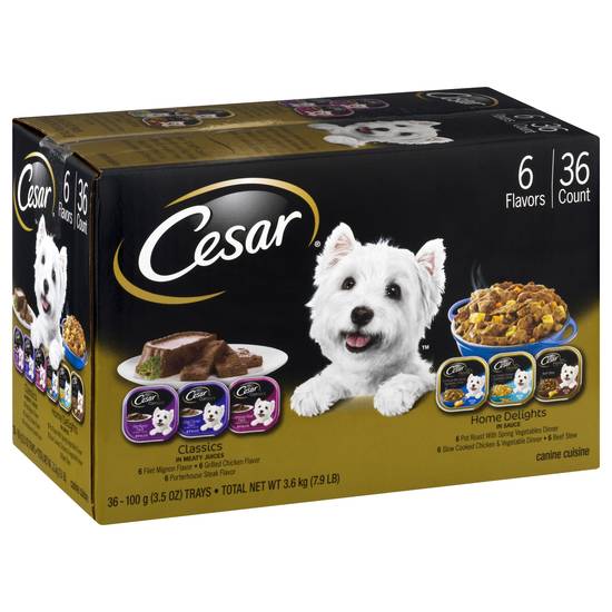 Cesar Classic Loaf in Sauce Variety pack (36 ct)