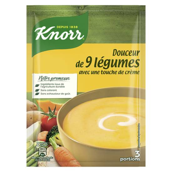 Knorr - Soupe déshydratée douceur de 9 Légumes