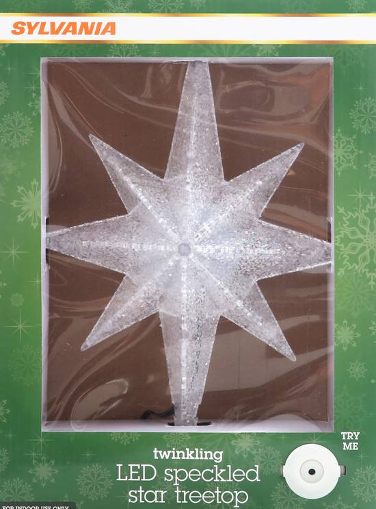 Sylvania Led Speckled Star Treetop (1 ct)