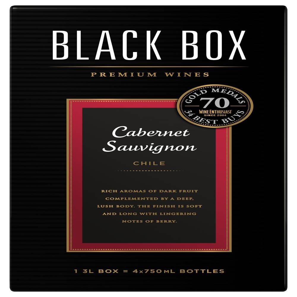 Black Box Cabernet Sauvignon, Red Wine - 3 lt