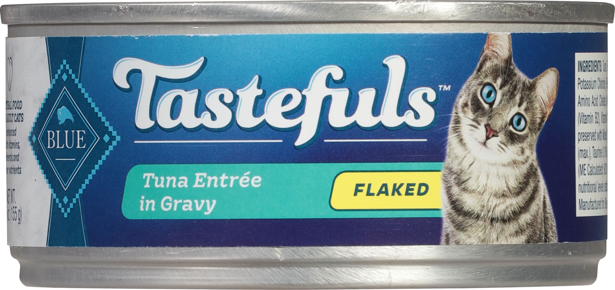 Blue Buffalo Tastefuls Flaked Adult Cat Food, Tuna (5.5 oz)