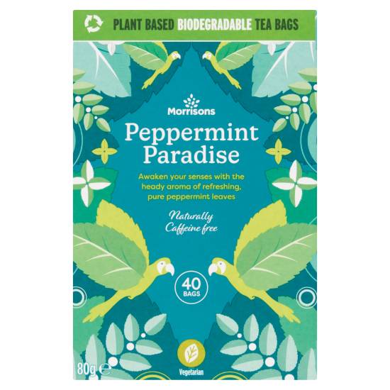 Morrisons Peppermint Paradise Bags (40 ct, 80g)