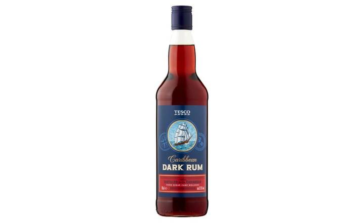 Tesco Caribbean Dark Rum 70cl (401906)