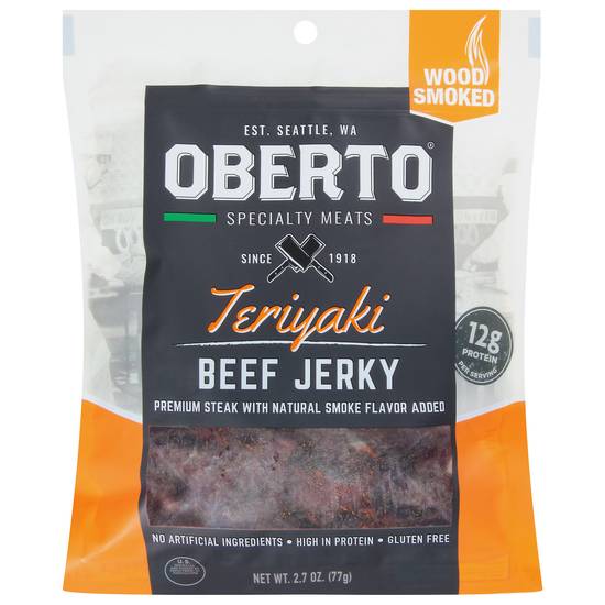 Oberto Wood Smoked Teriyaki Beef Jerky