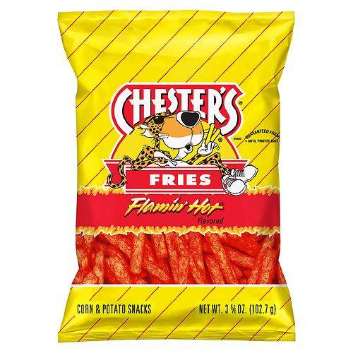 Chester's Fries Corn And Potato Snacks Flamin' Hot - 3.63 OZ