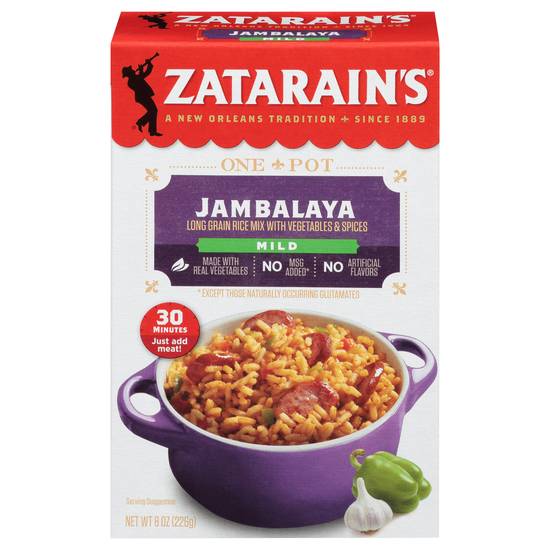Zatarain's Mild Jambalaya Rice Dinner Mix With Vegetables & Spices