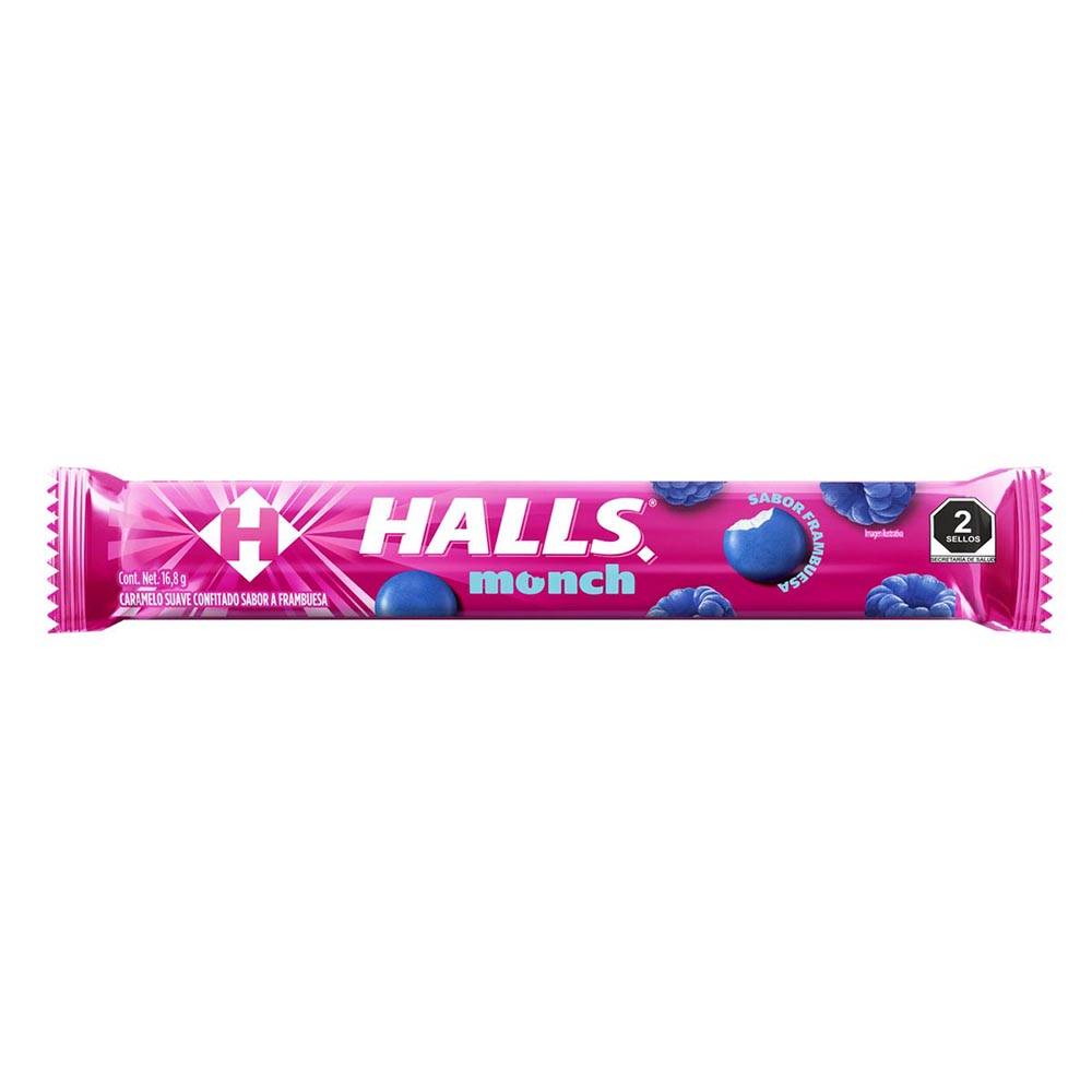 Halls · Pastillas monch, frambuesa (16,8 g)