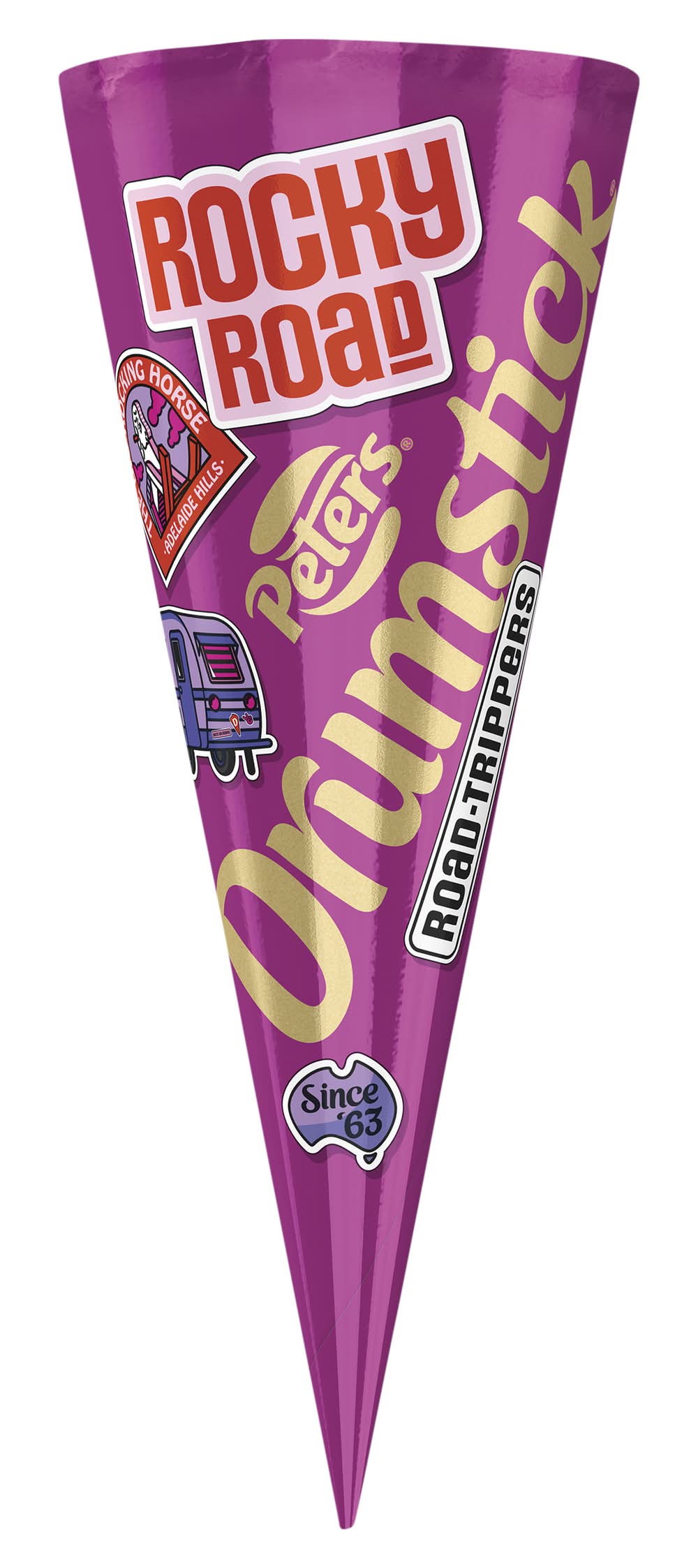 Peters Drumstick Cone, Rocky Road