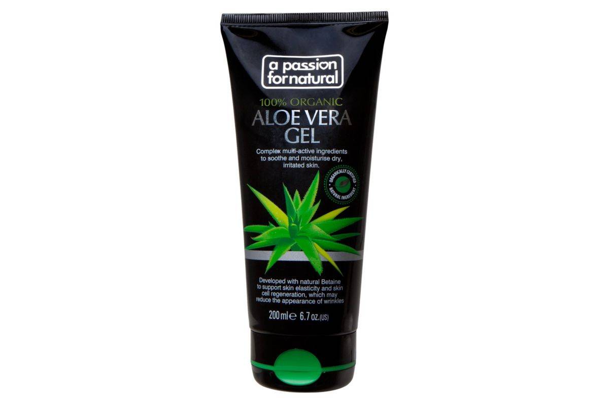 passion for natural 100% Organic Aloe Vera Gel (200ml)