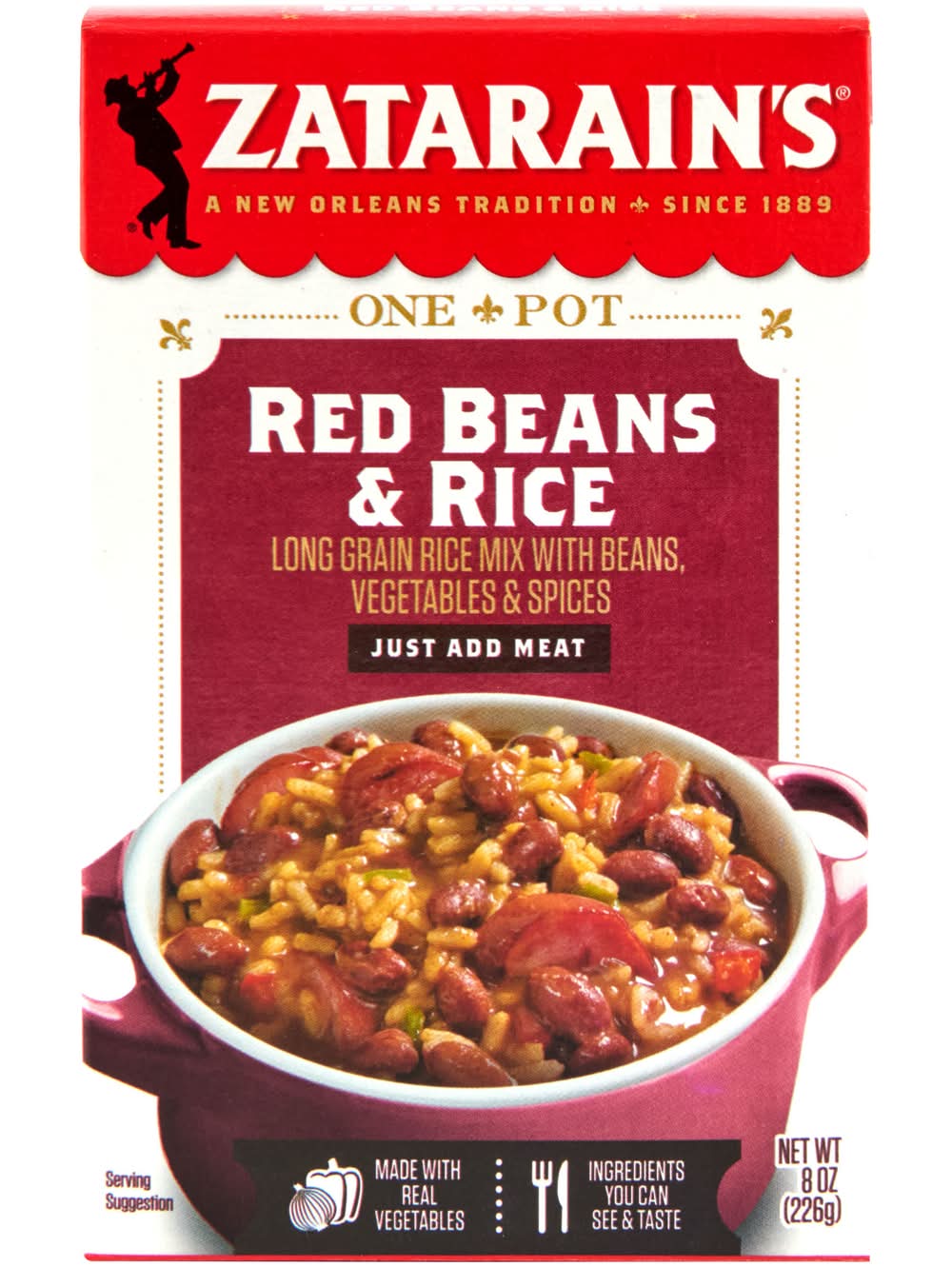 Zatarain's One Pot Red Beans & Rice Mix (8 oz)