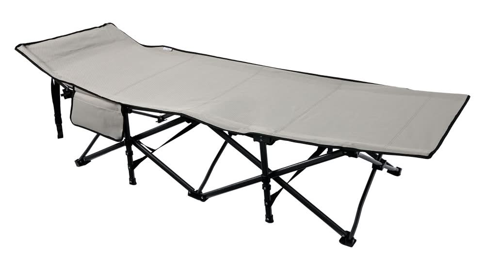 Adventuridge Collapsible Camping Cot, Gray