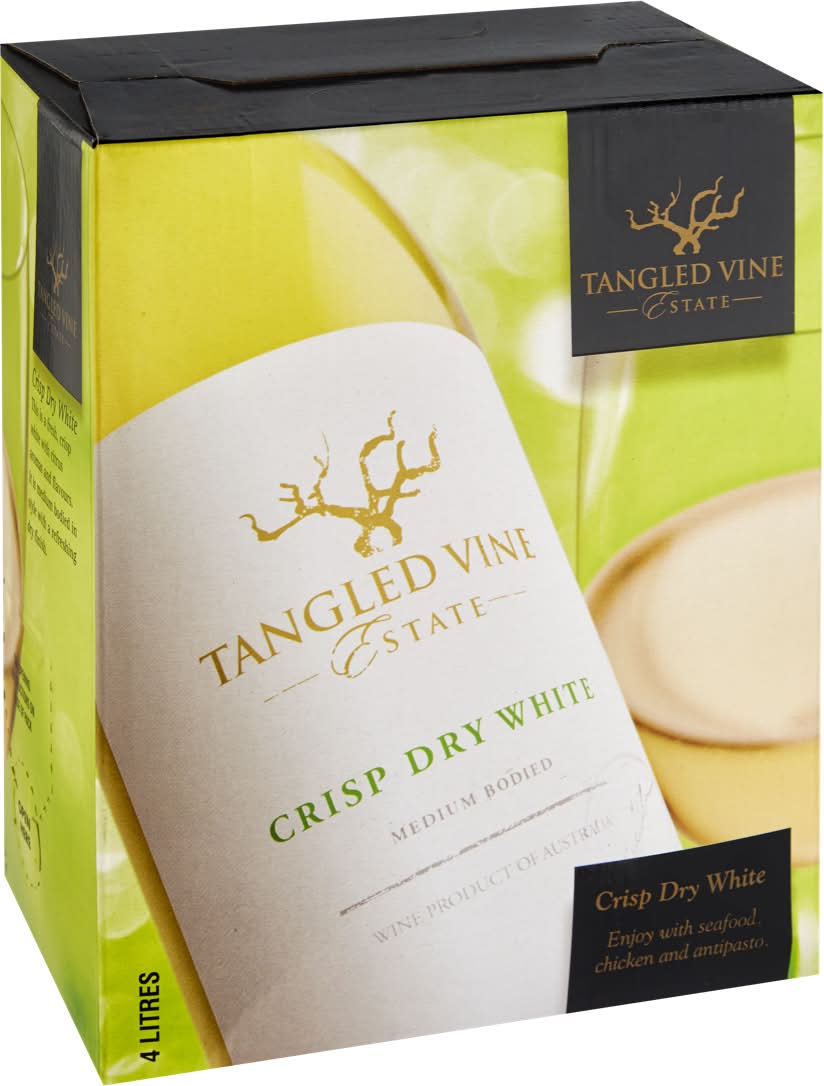 Tangled Vine Crisp Dry White Cask 4L ea