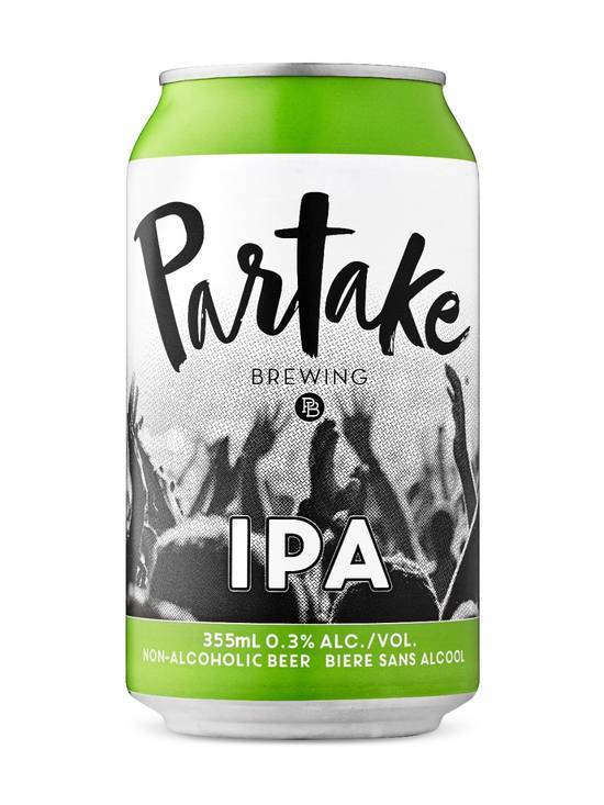 Partake Brewing · IPA Non-Alcoholic Beer (355 mL)