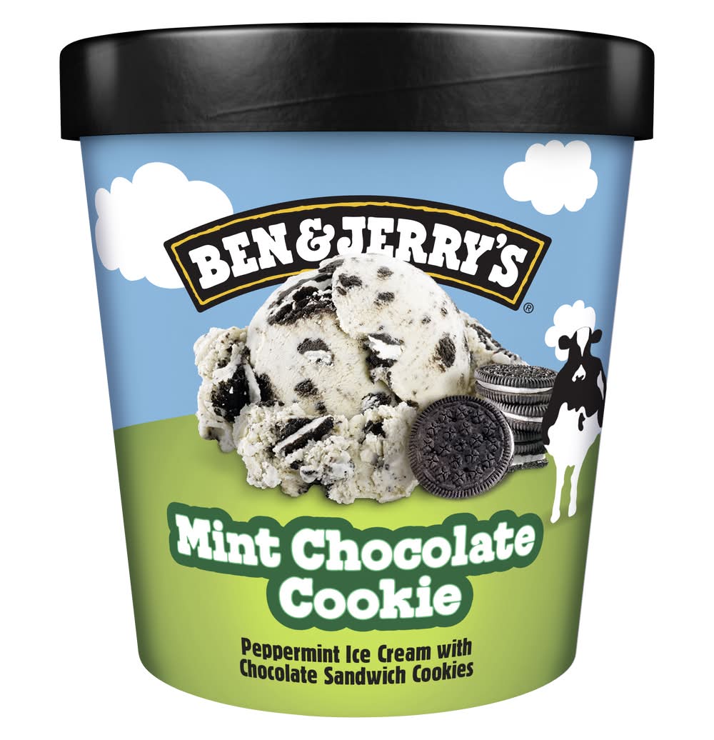 Ben & Jerry's Ice Cream, Mint Chocolate Cookie (473 ml)