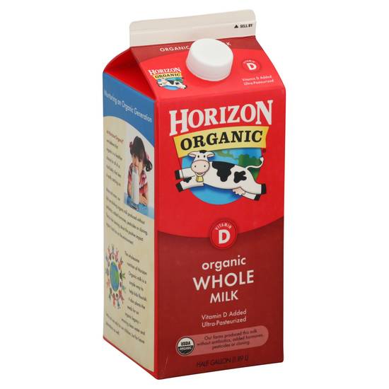 Horizon Organic Whole Milk Vitamin D (1/2 gal)