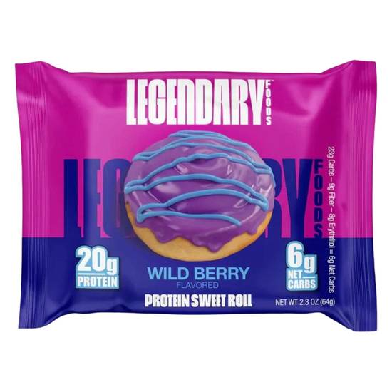 Legendary Wild Berry Protein Sweet Roll 2.3oz