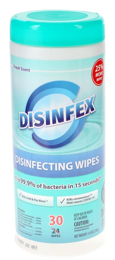 Good & Clean Disinfectant Wipes, Fresh (30 ct)