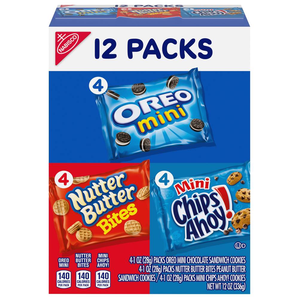 Nabisco Cookies Variety pack (12 oz, 12 ct)