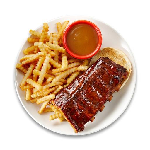 Repas demi-portion de côtes lev�ées / Rib Meal (Half-Rack)