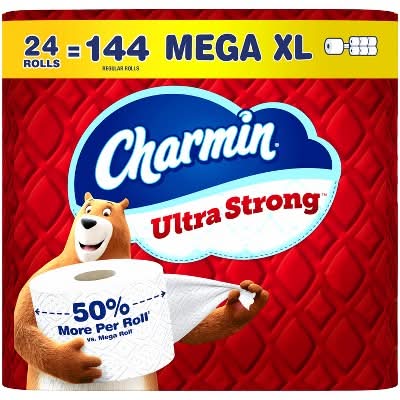 Charmin Ultra Strong Toilet Paper Mega Rolls, XL (24 ct)