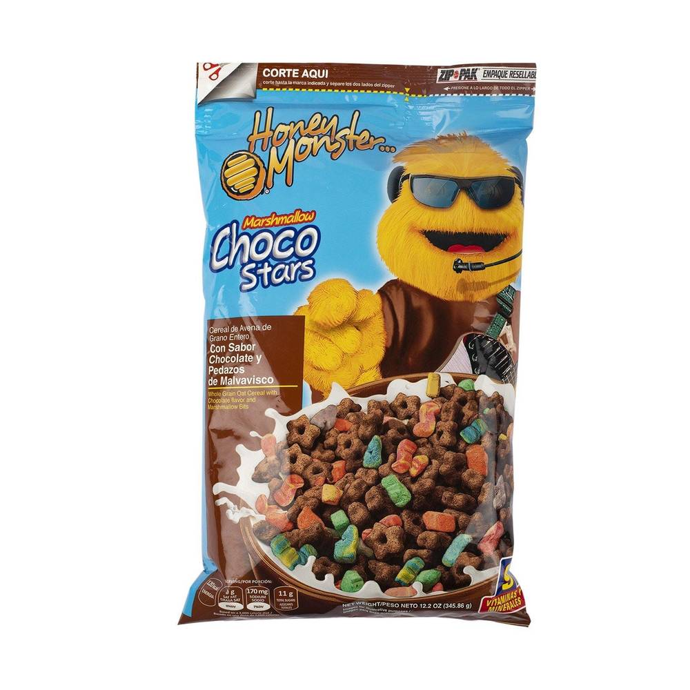 Cereal de Avena con Malvavisco Honey Monster Quaker Chocolate 345 g