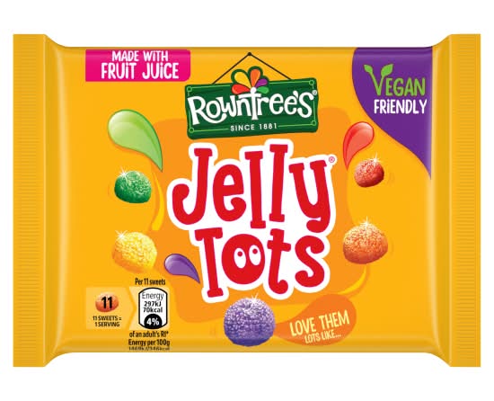 Rowntree's Assorted, Jelly Tots Sweets Bag (42g)