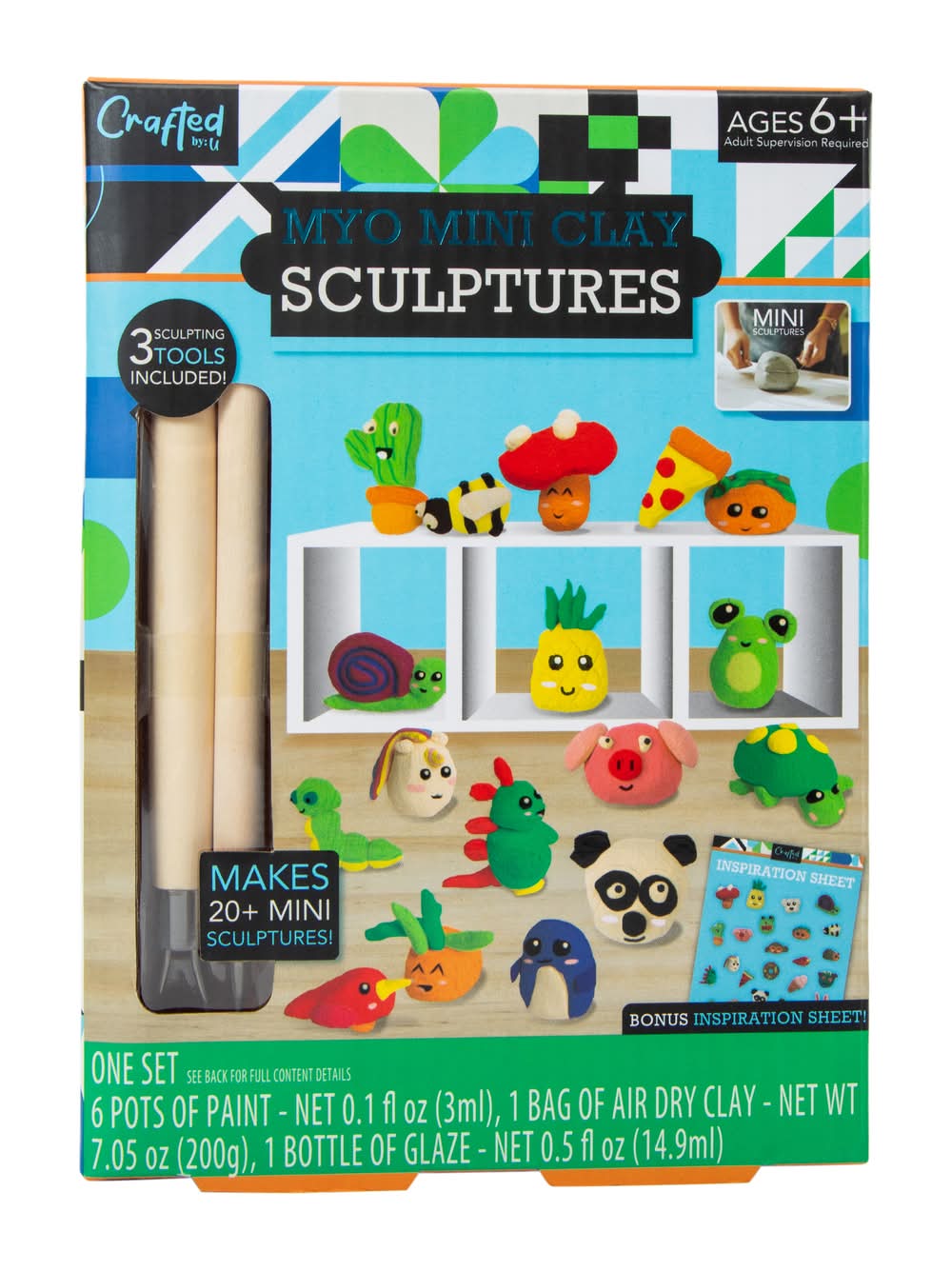 Crafted By U™ Myo Mini Clay Sculptures Kit