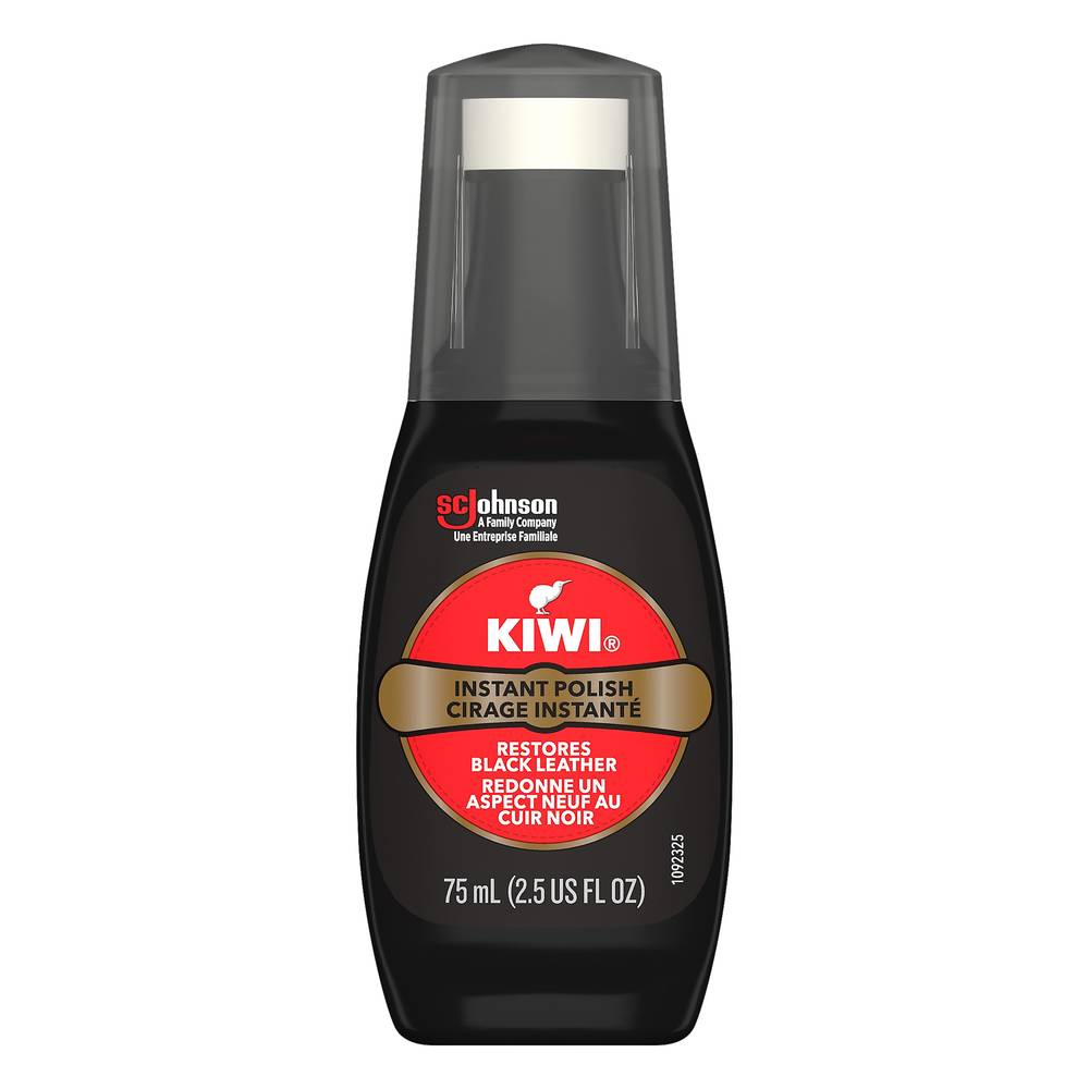 KIWI Black Instant Polish (2.5 fl oz)