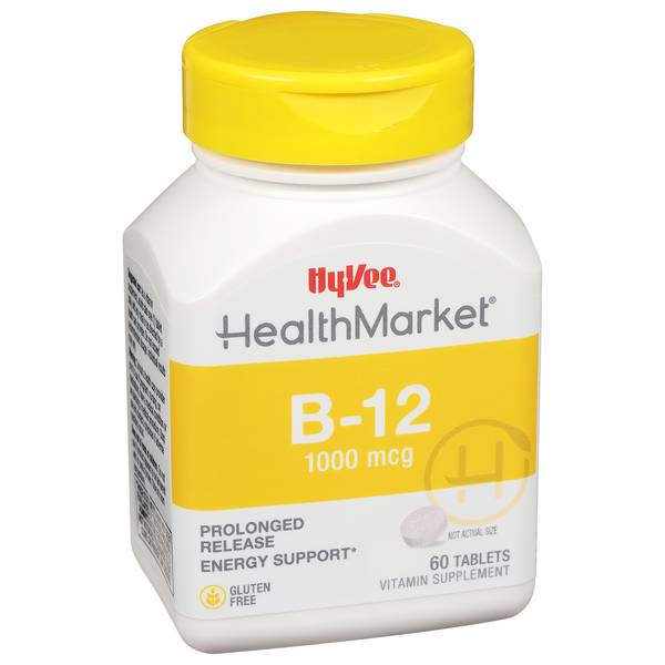 Hy-Vee HealthMarket Vitamin B12 1000mcg Tablets