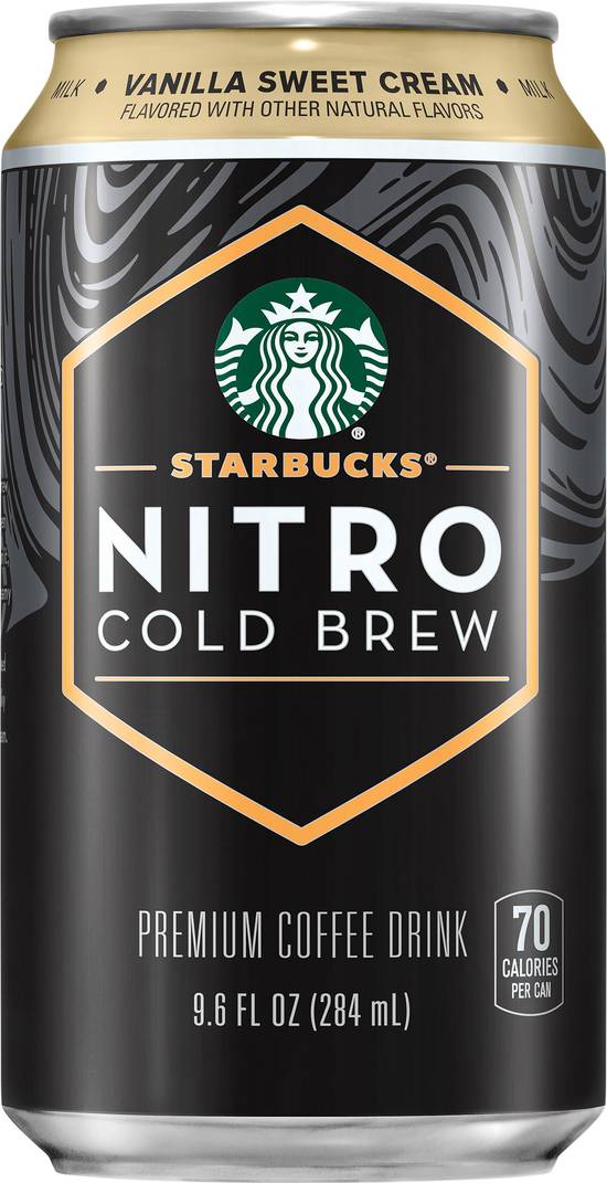 Starbucks Nitro Premium Cold Brew Coffee (9.6 fl oz) (vanilla)