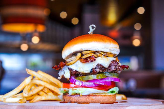 Gold Rush Whiskey Burger