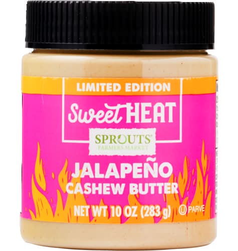 Sprouts Farmers Market Sweet Heat Jalapeno Cashew Butter
