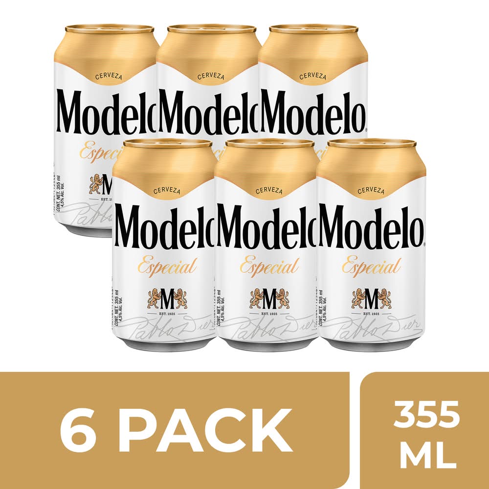 Modelo · Cerveza clara especial (6 x 355 ml)