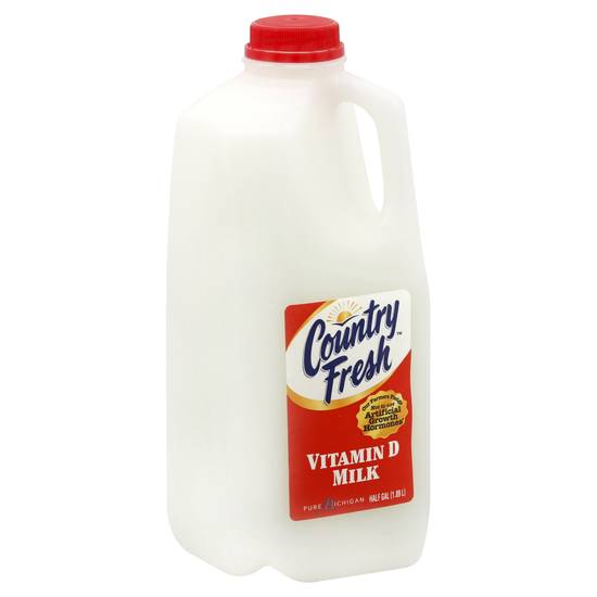 Country Fresh Vitamin D Whole Milk (1/2 gal)