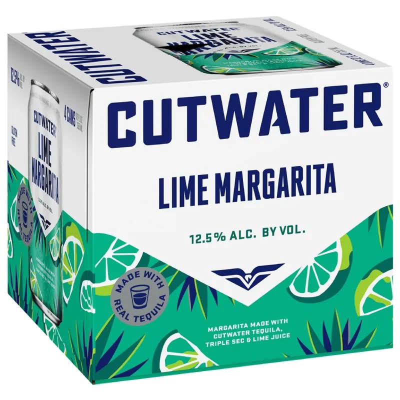 Cut Water Lime Margarita - 4 Pack