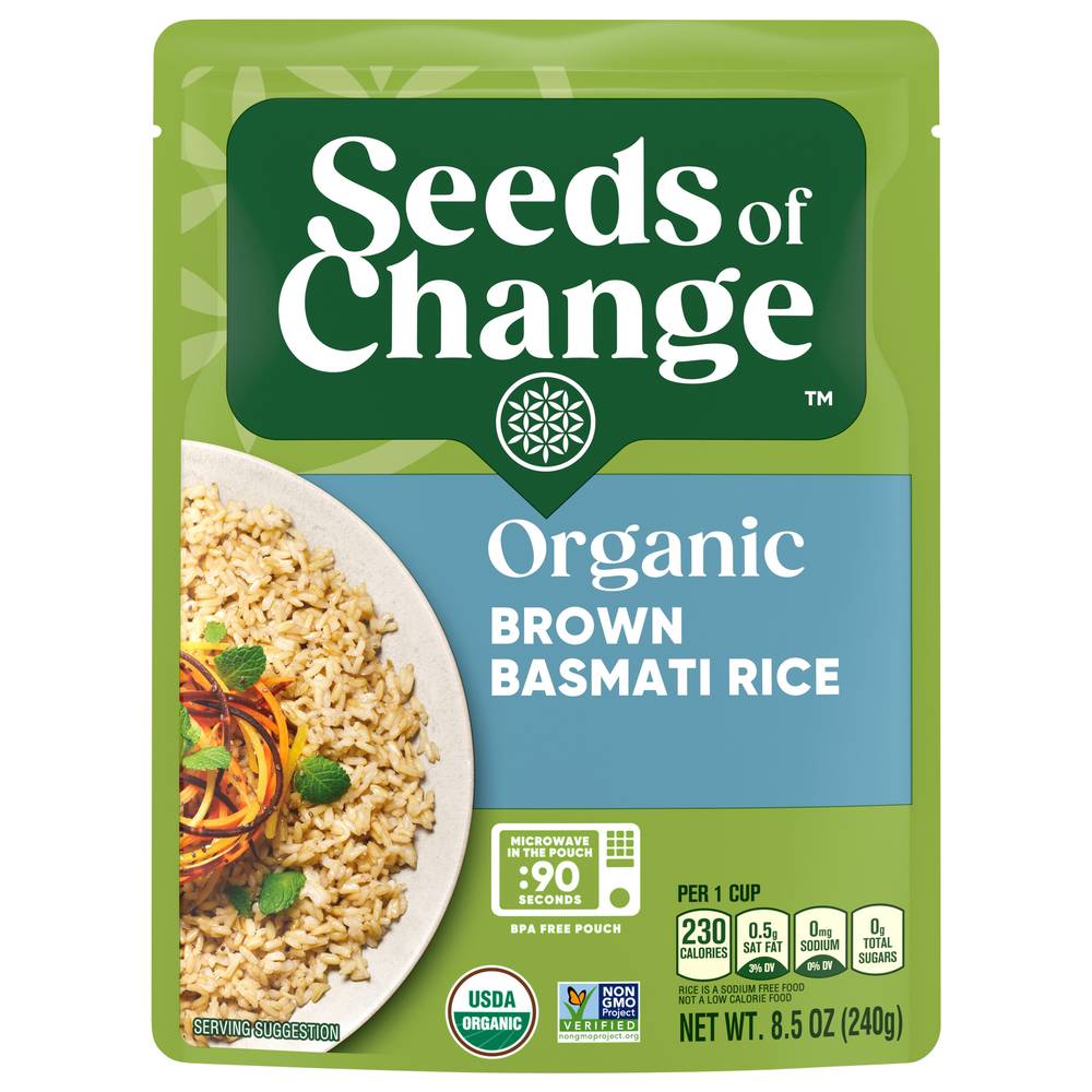 Seeds of Change Organic Brown Basmati Rice (8.5 oz)