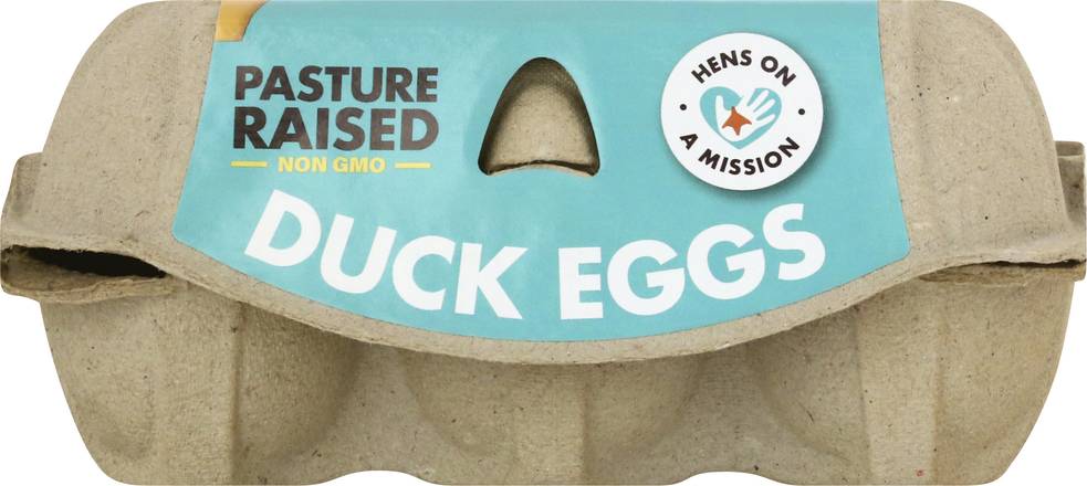 Utopihen Farms Pasture Raised Mixed Size Duck Eggs (6 ct)