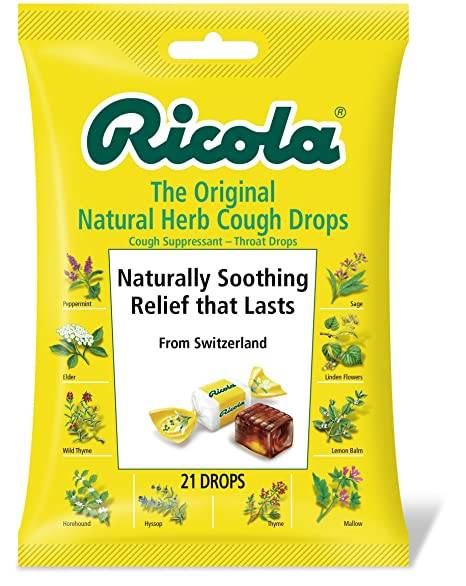 Ricola Cough Drops Natural Herb 21 Drops