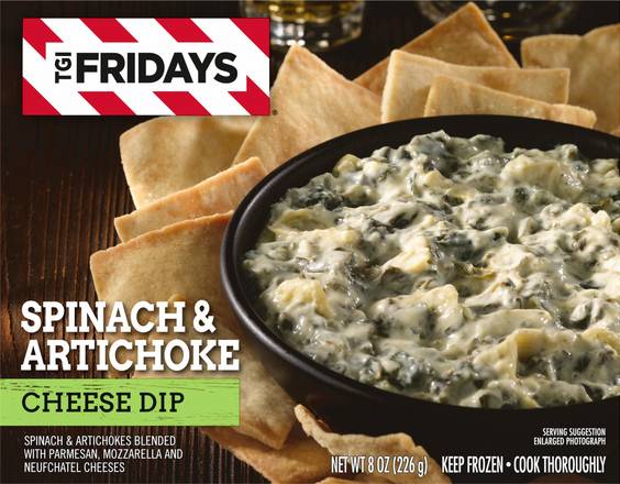 Tgi Friday's Frozen Spinach & Artichoke Cheese Dip