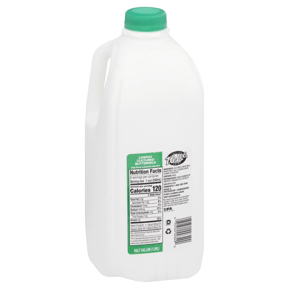 T.G. Lee Lowfat Cultured Buttermilk (0.5 gal)