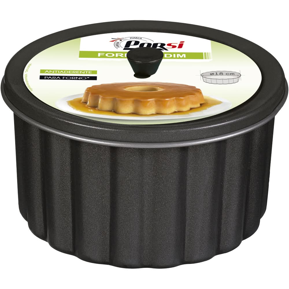 PorSi - Forma Pudim Antiaderente 18cm