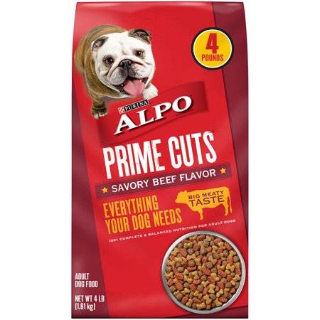 Purina ALPO Dry Dog Food, Prime Cuts Savory Beef Flavo