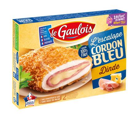 Cordon Bleu dinde LE GAULOIS - la boite de 2 - 200 g